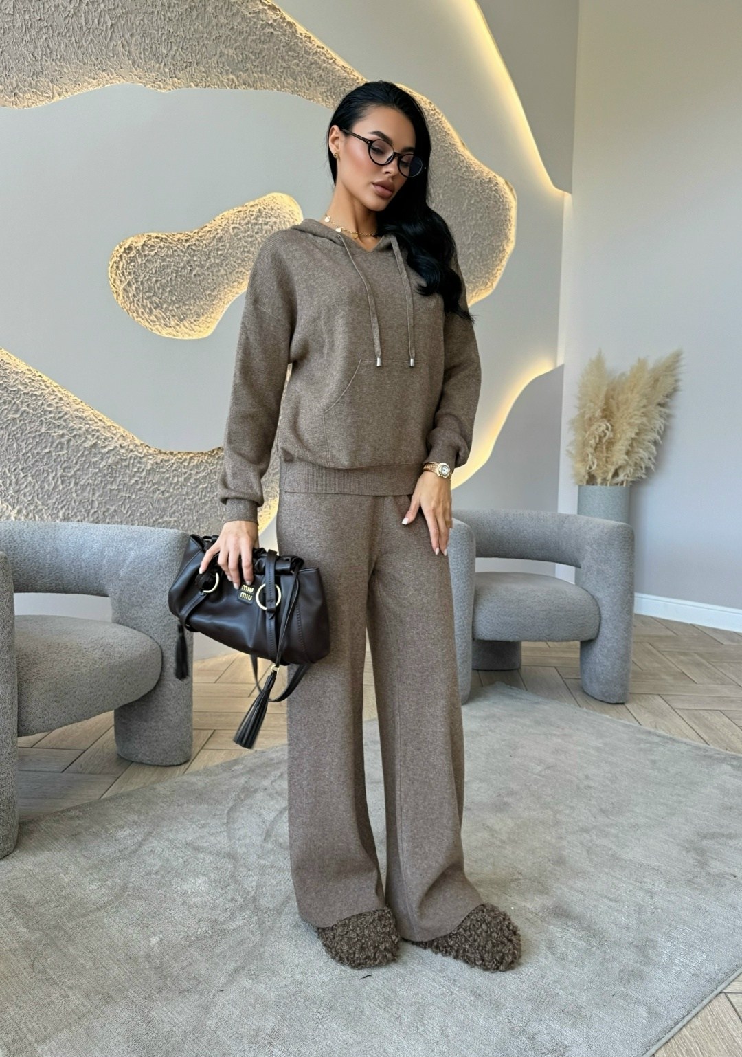 костюм трикотажный,стильные костюмы,вязаные костюмы,теплый костюм,костюм с брюками