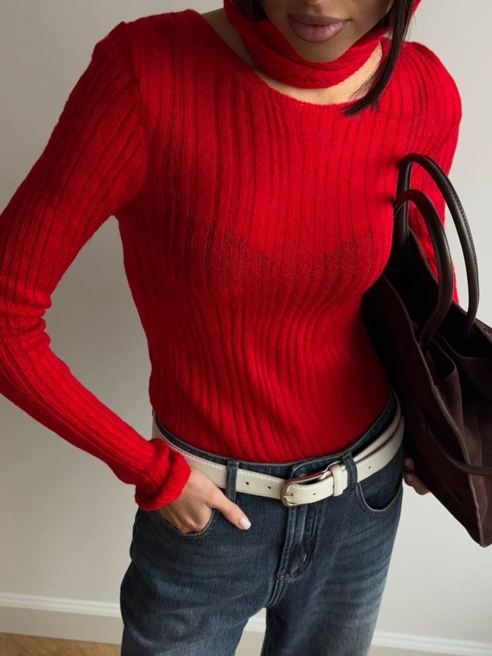 красная водолазка,водолазка женская,водолазка,кофта женская,водолазка в рубчик красная