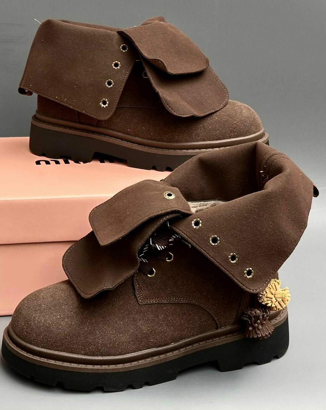 ,женские ботинки,ботинки miu miu,женская ,ботинки замшевые