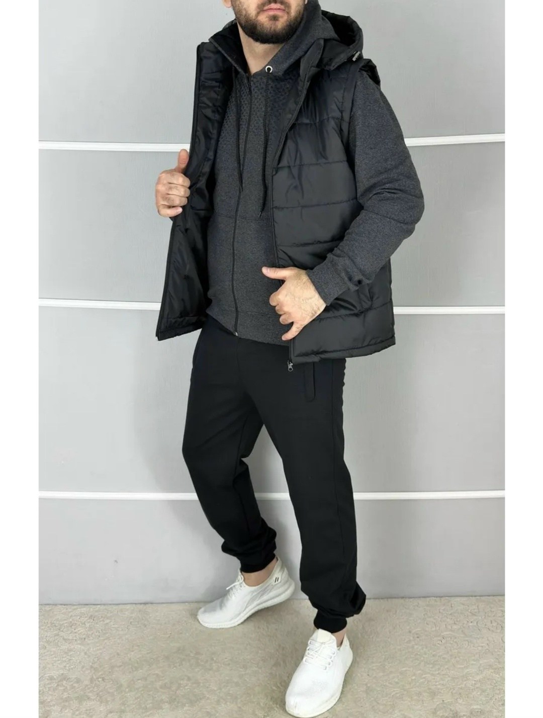 костюмы спортивные мужские,спортивный костюм тройка с жилеткой,костюмы спортивный,жилетка на синтепоне