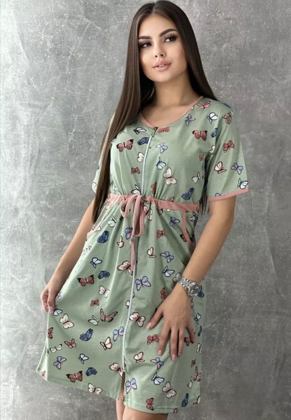 халат женский,женская платье,домашняя туника,женский домашний халат,халат женский для дома