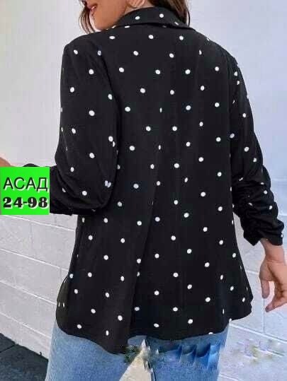 пиджак в горошек,жакет,пиджак женский,пиджак,кардиган пиджак