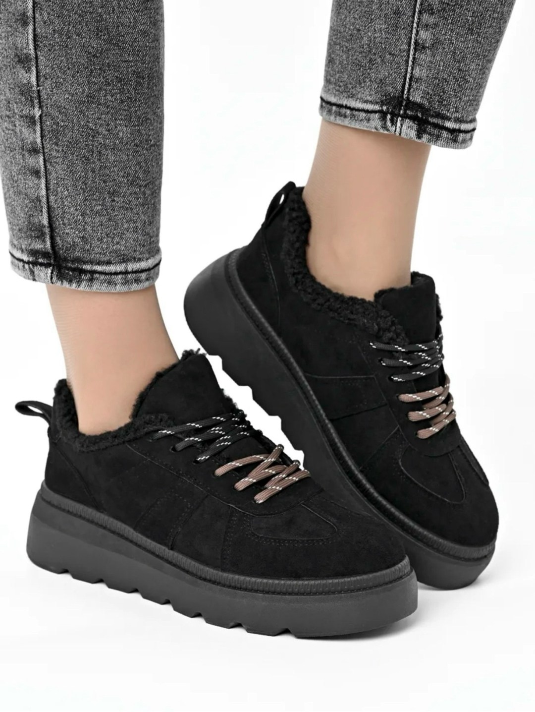 кроссовки женскиe,черные кроссовки,,кроссовки замшевые,низкие кроссовки