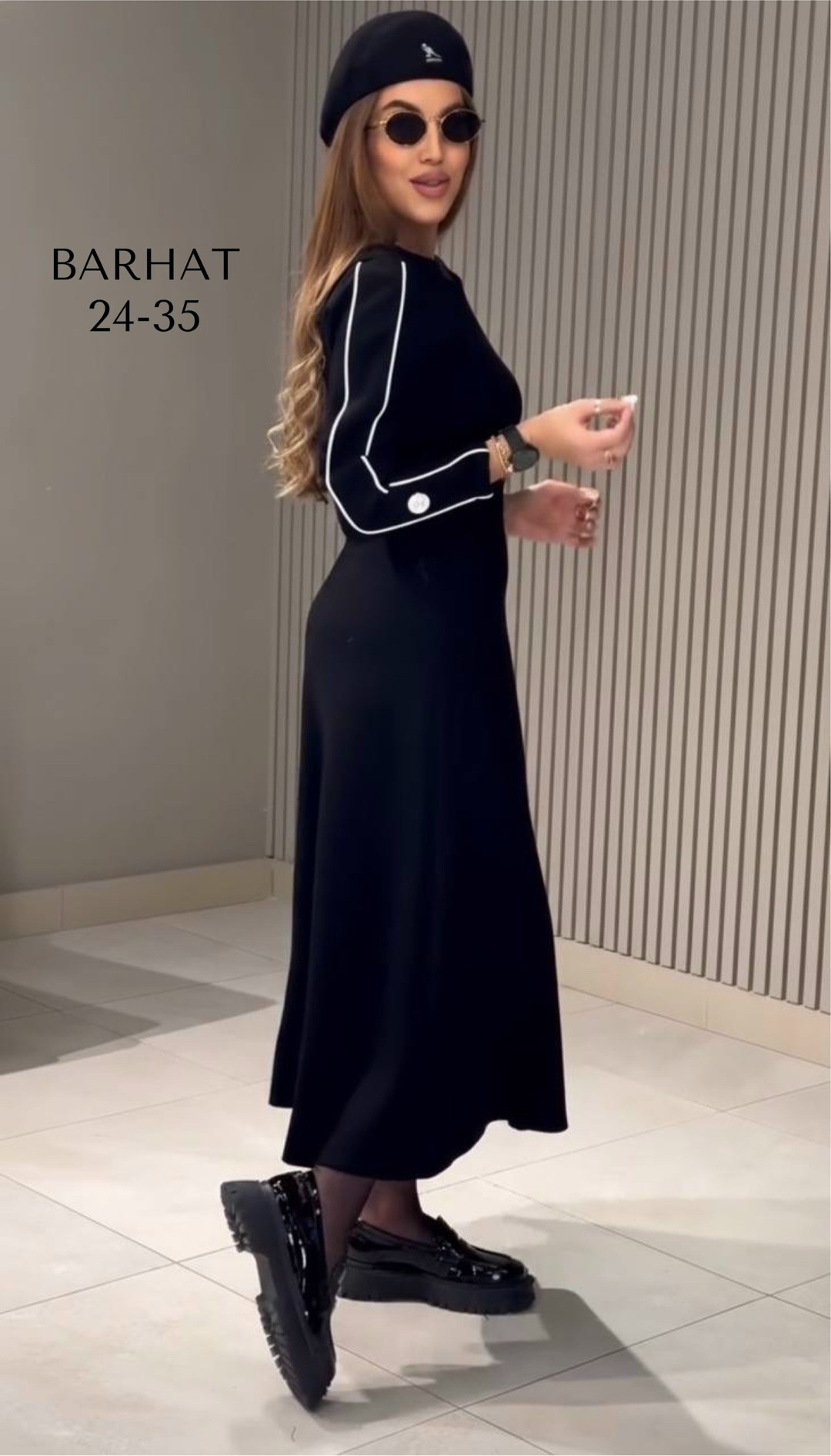 платье в стиле,платье женские,платье средней длины,стильные платья,платье с длинными рукавами