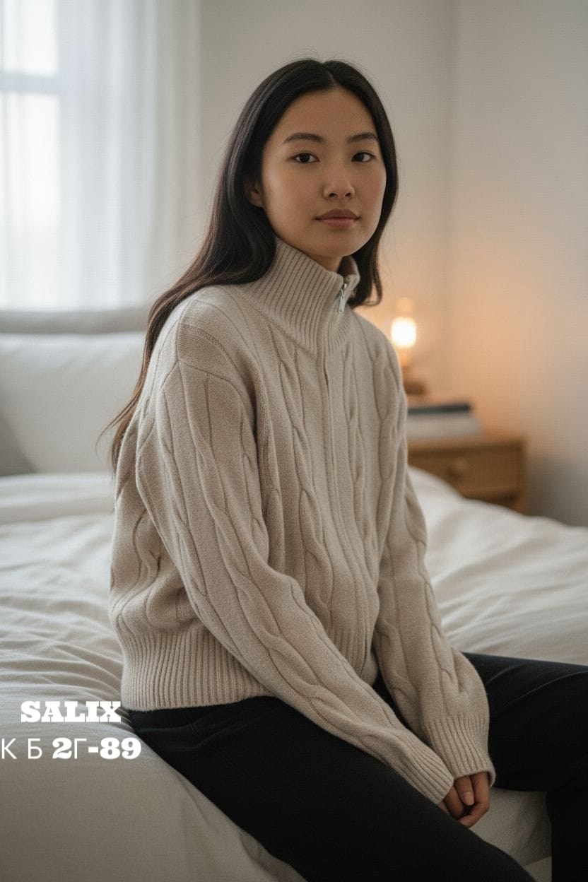 свитер,женские свитера,свитер с высоким воротником,вязаный свитер,свитер черный