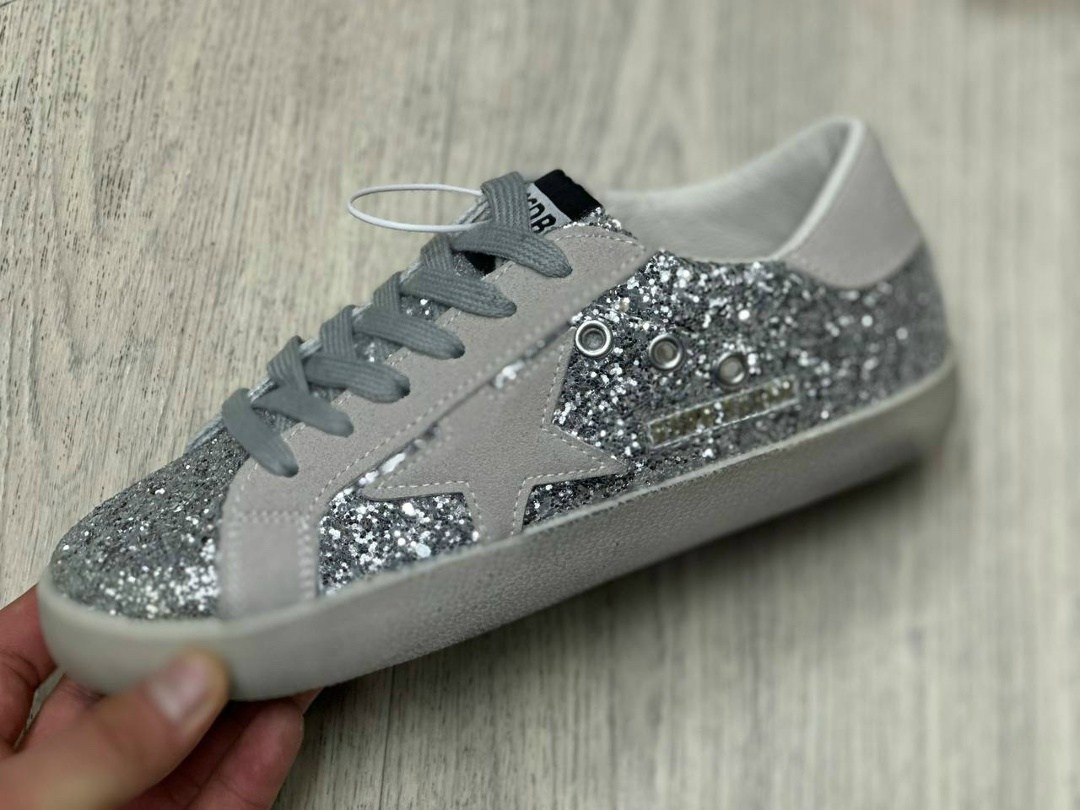 ,кеды golden goose,golden goose super star,блестящие кроссовки,golden goose кеды блестящие
