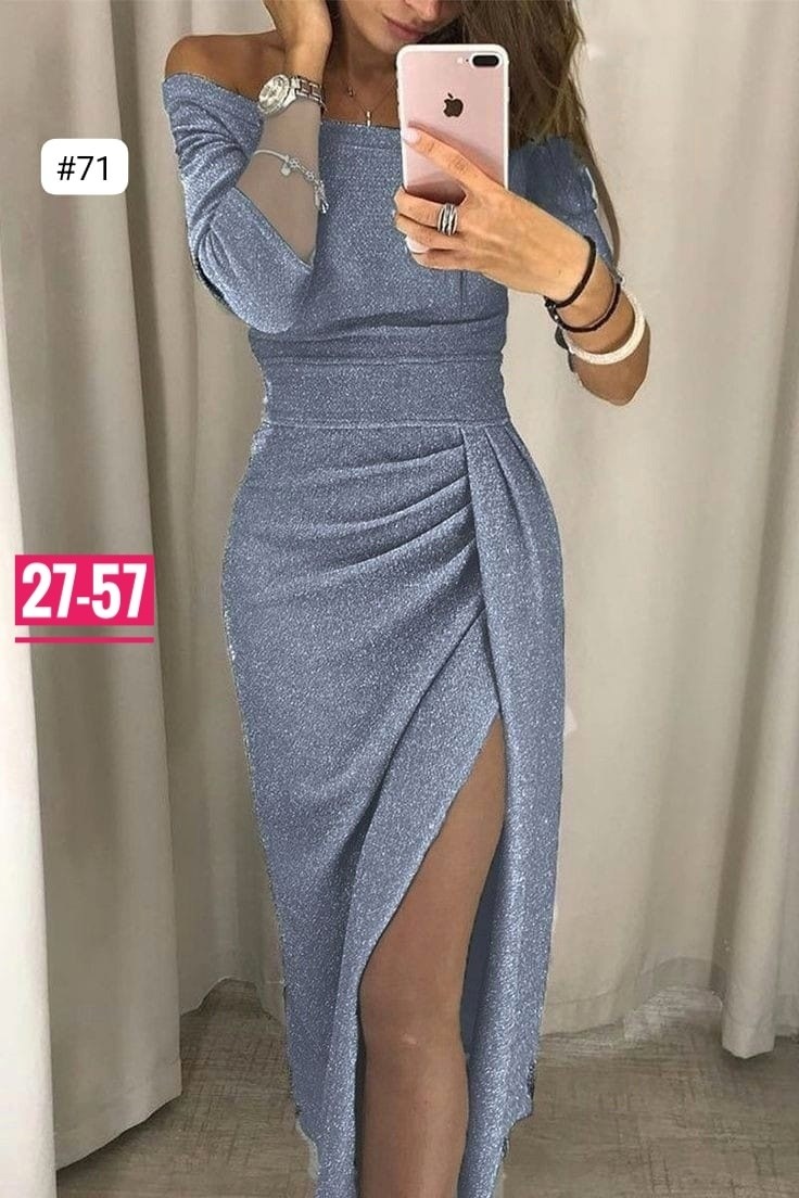 элегантные платья,платье с люрексом,длинное платье с люрексом,длинное женское платье,платье с высоким разрезом