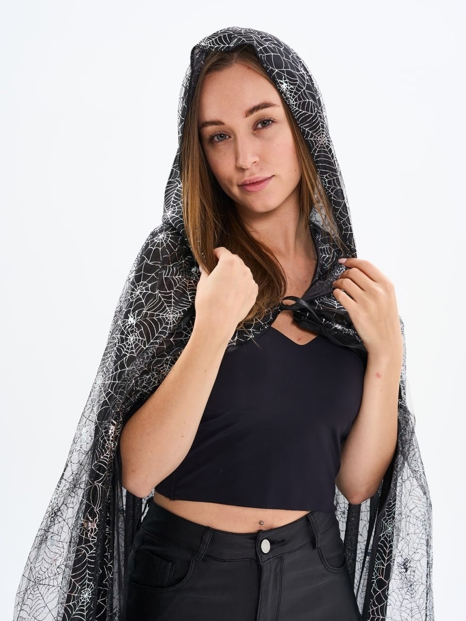 прозрачная накидка,накидка,накидка с капюшоном,плащ с капюшоном,карнавальный плащ