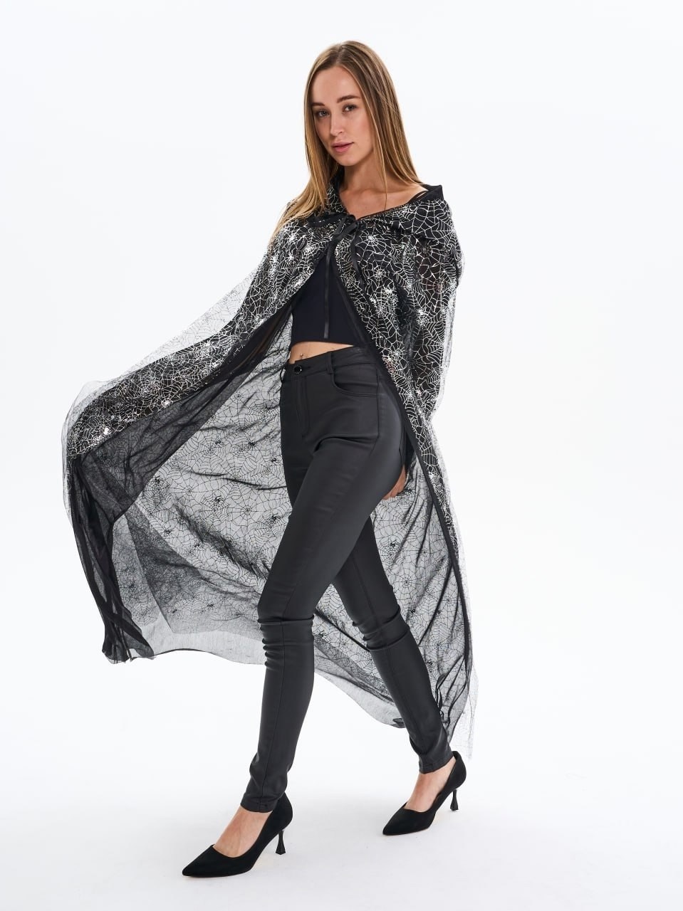 прозрачная накидка,накидка,накидка с капюшоном,плащ с капюшоном,карнавальный плащ