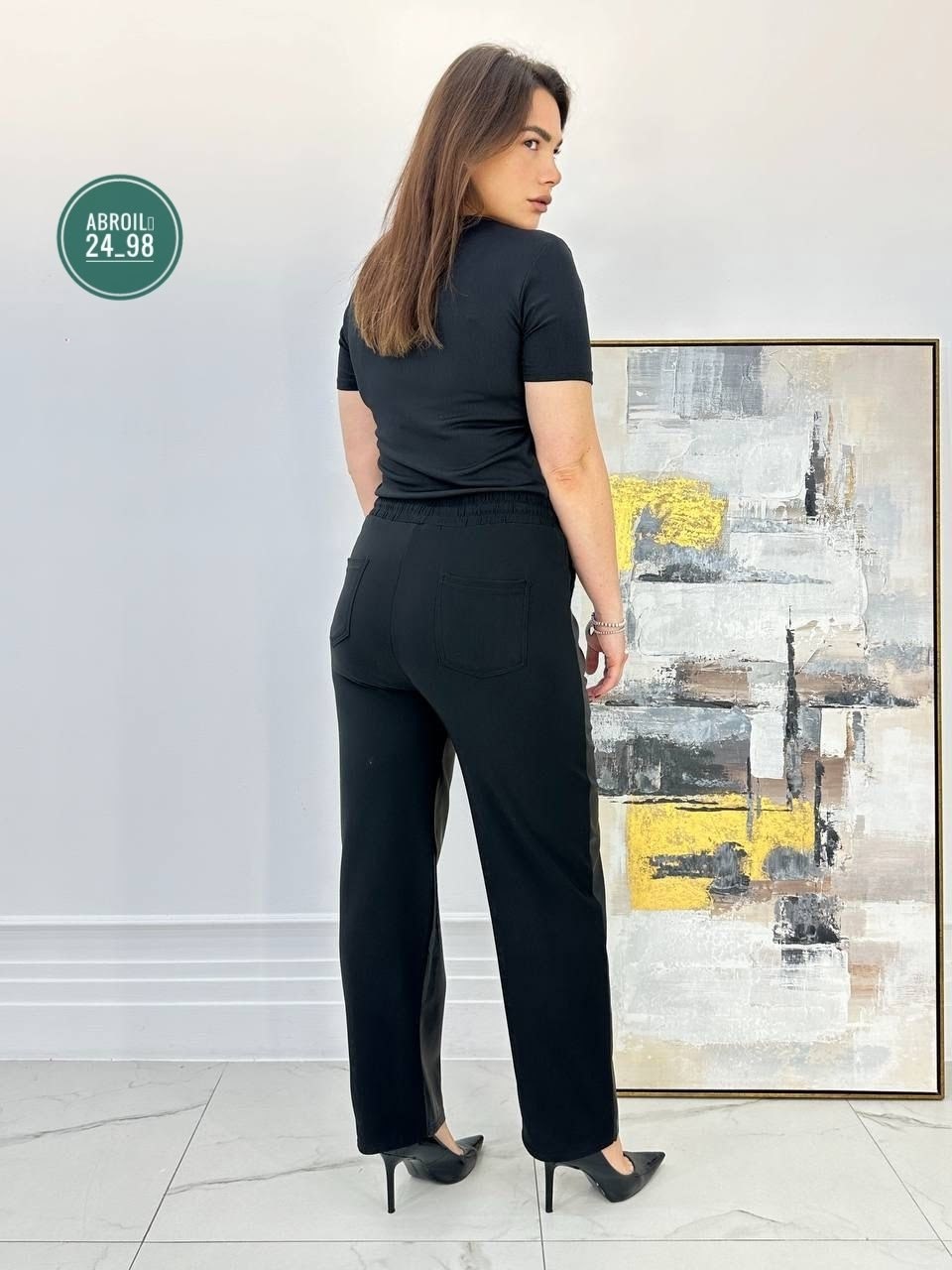 брюки из экокожи большие размеры,женские брюки из экокожи,женские кожаные брюки,брюки новинки,кожаные штаны