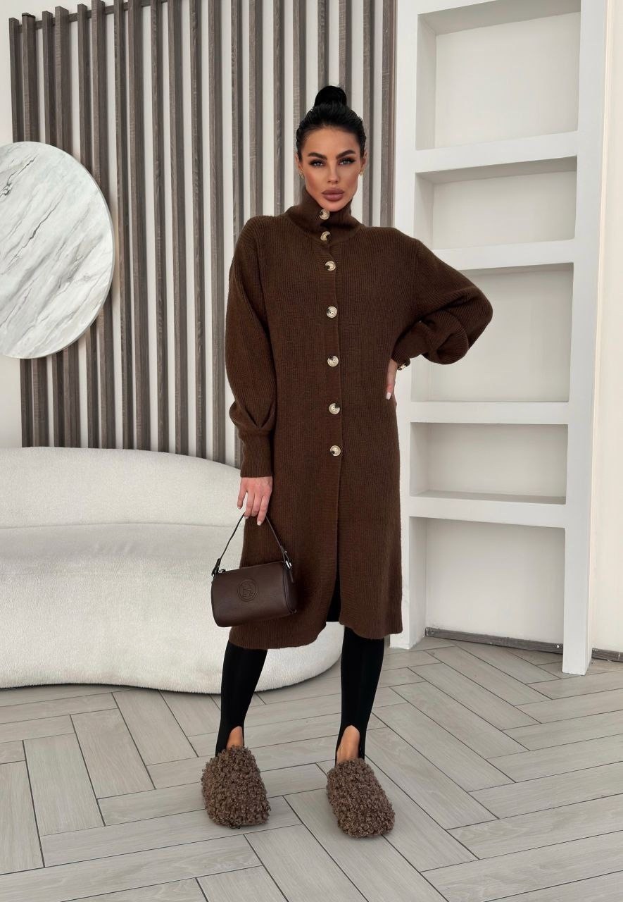 элегантные кардиганы,кардиган стильный,коричневый кардиган,вязаный кардиган,удлиненный кардиган