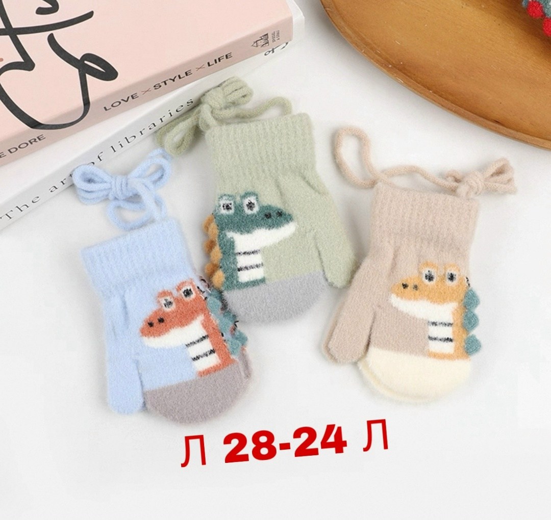 варежки детские,варежки детские на шнурке kim lin,варежки и перчатки,варежки для детей,варежки двойные