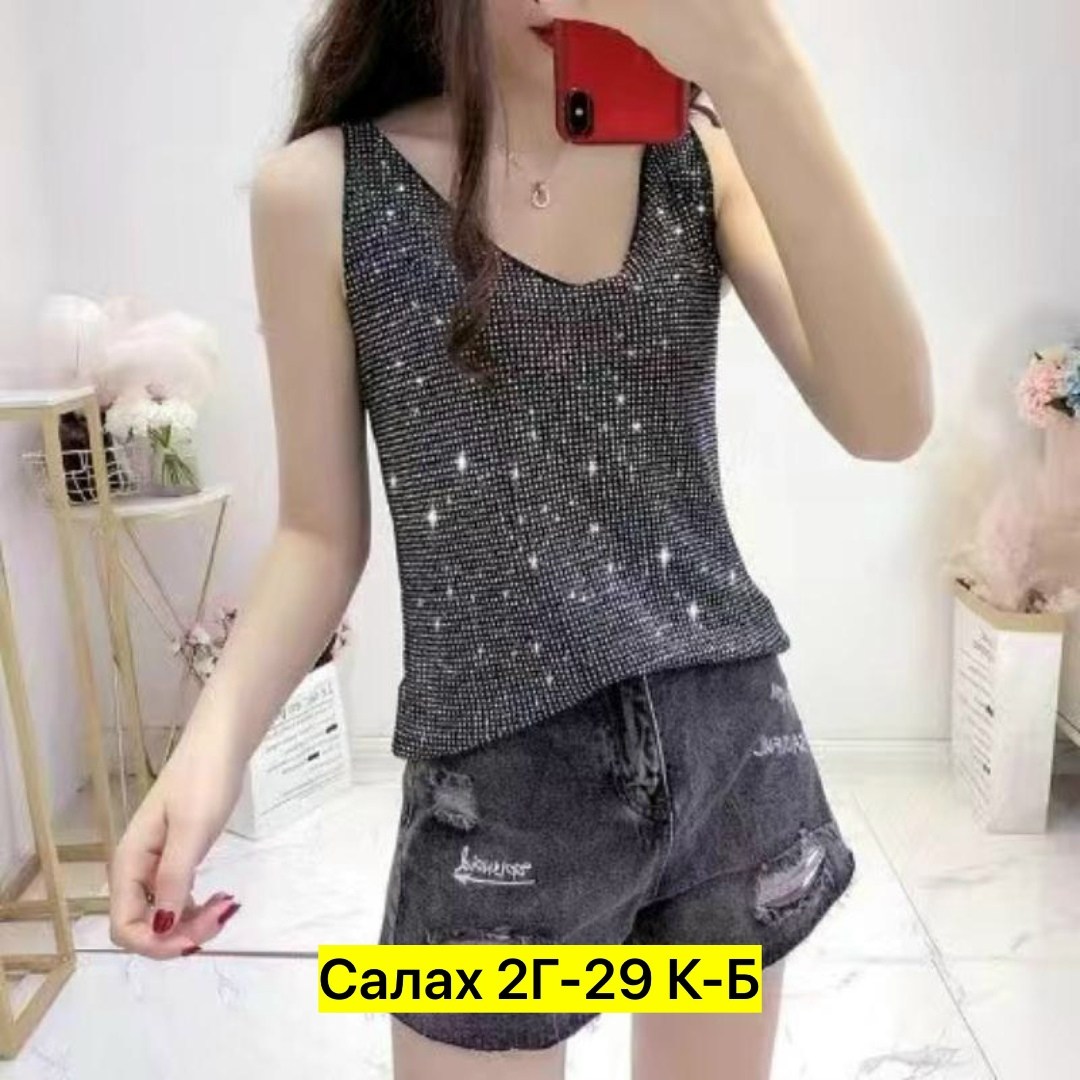 топ со стразами,майка со стразами,майка топ со стразами,женские жилеты,топ женский из вискозы