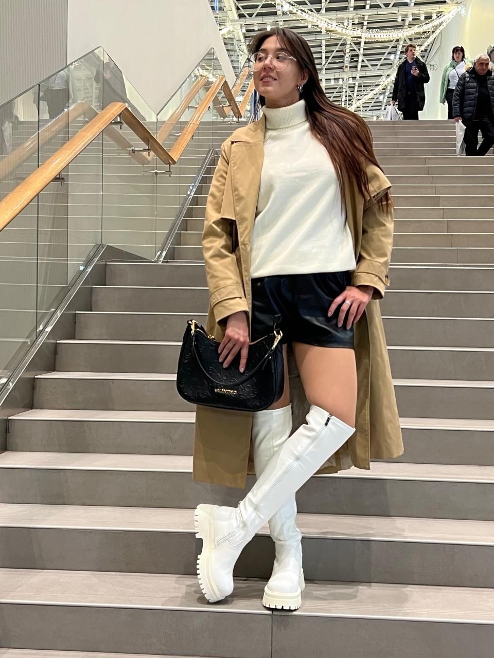 ботфорты женские,белые ботфорты,сапоги белые,стильные сапоги,сапоги ботфорты