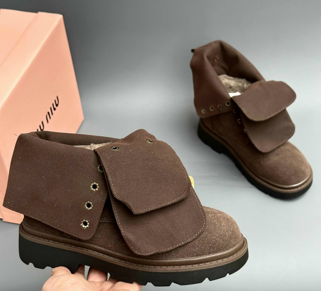 ,женские ботинки,ботинки miu miu,женская ,ботинки замшевые