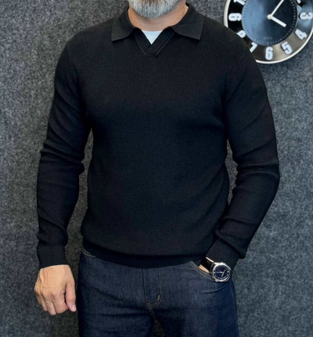 свитер с воротником,свитер с воротником поло,свитера мужская,мужская кофта,мужской пуловер