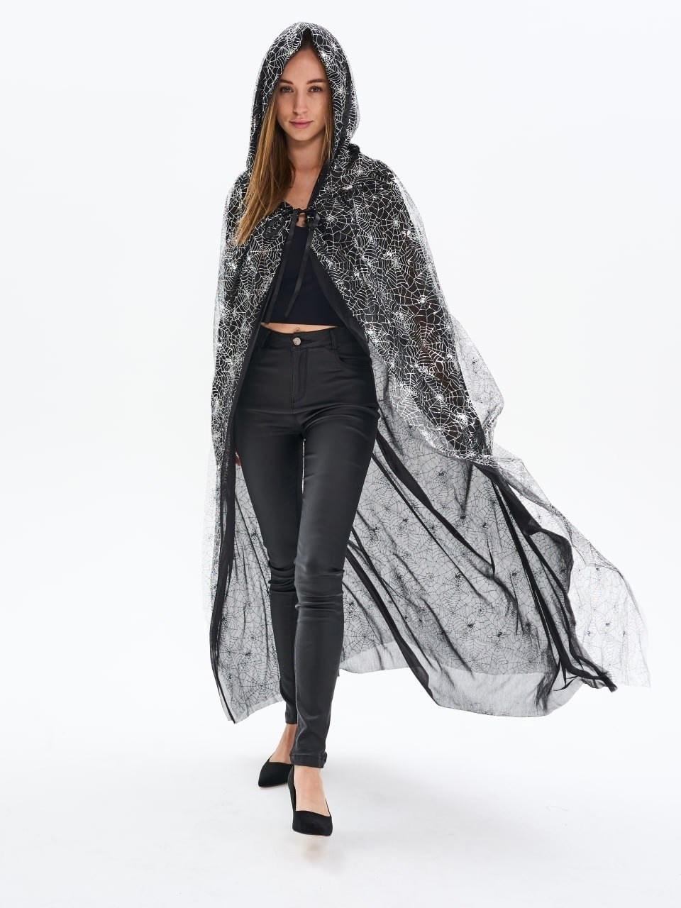 прозрачная накидка,накидка,накидка с капюшоном,плащ с капюшоном,карнавальный плащ