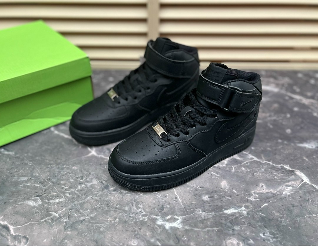 nike air force 1 mid black,nike air force 1 mid,nike air force 1 mid 07,nike air force 1 черные,nike air force 1 high black