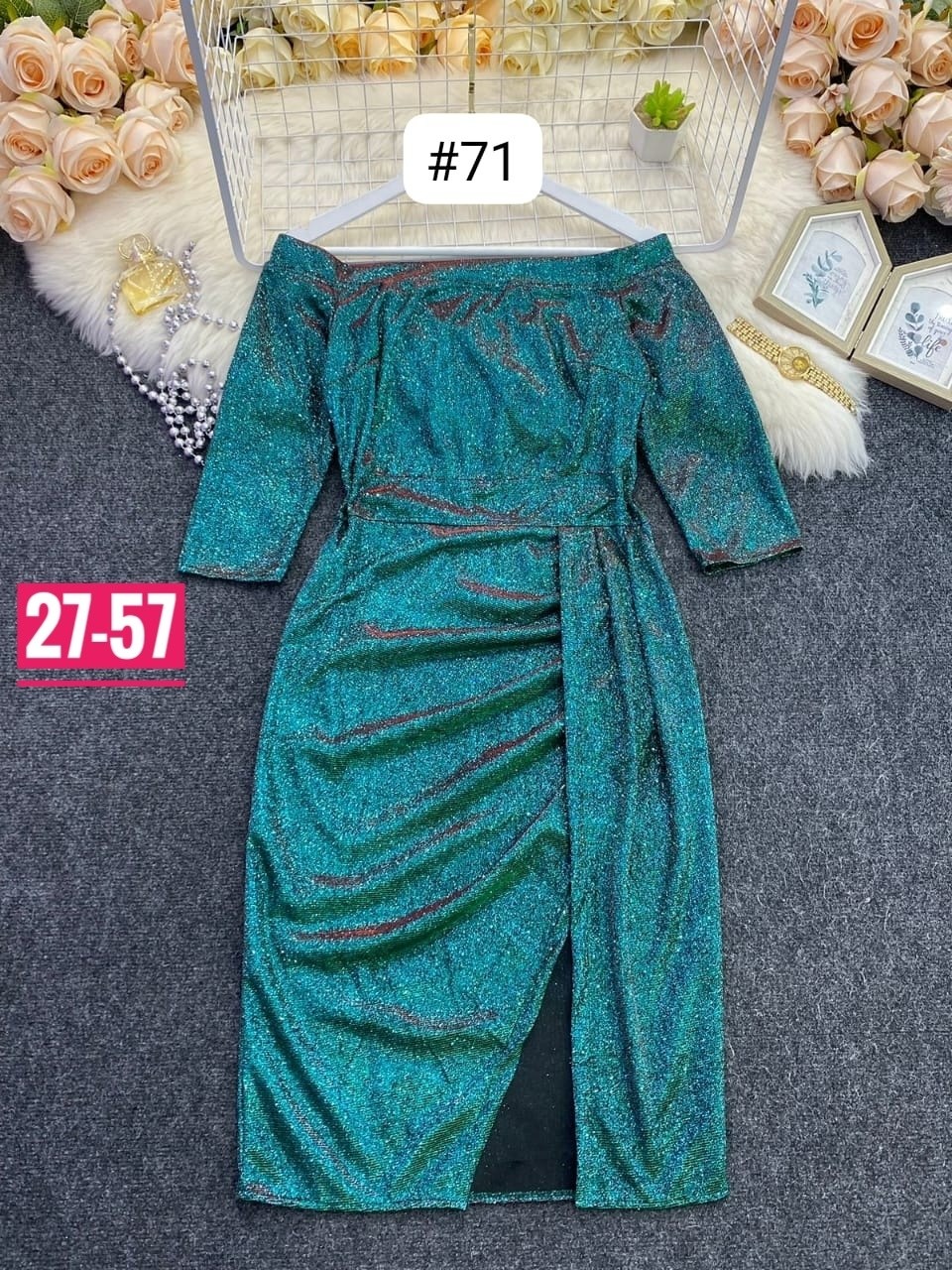 элегантные платья,платье с люрексом,длинное платье с люрексом,длинное женское платье,платье с высоким разрезом