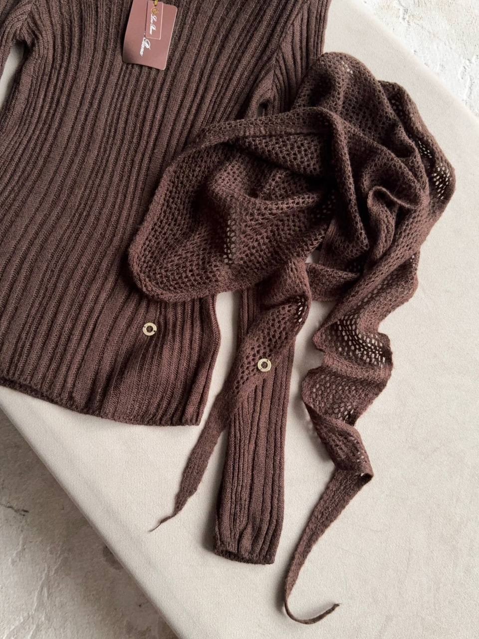 женская кофта,свитер,вязаные свитера,кофта коричневая,джемпер