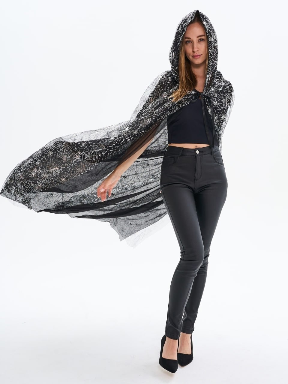 прозрачная накидка,накидка,накидка с капюшоном,плащ с капюшоном,карнавальный плащ