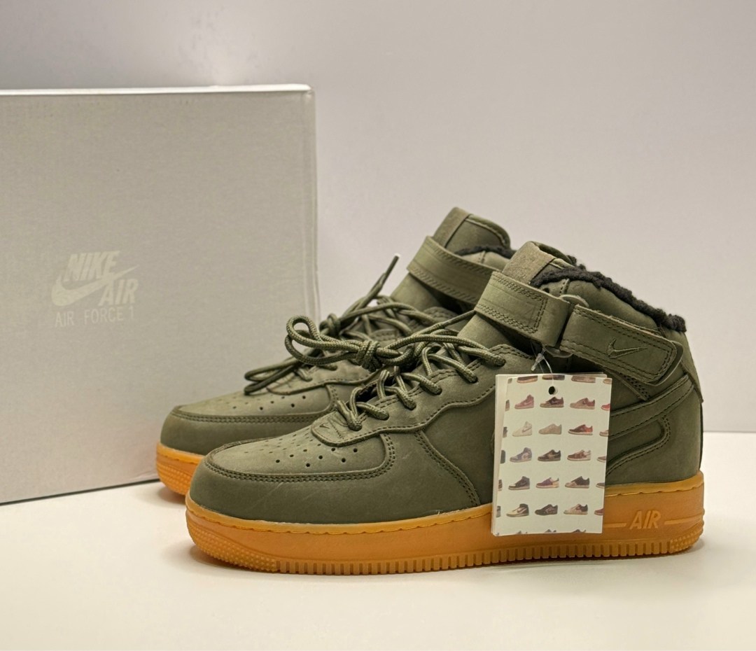 кросcовки nike air force 1,зимние кроссовки nike air force 1 mid,кроссовки nike air force 1 mid,nike air force 1 mid,nike air force 1 high green