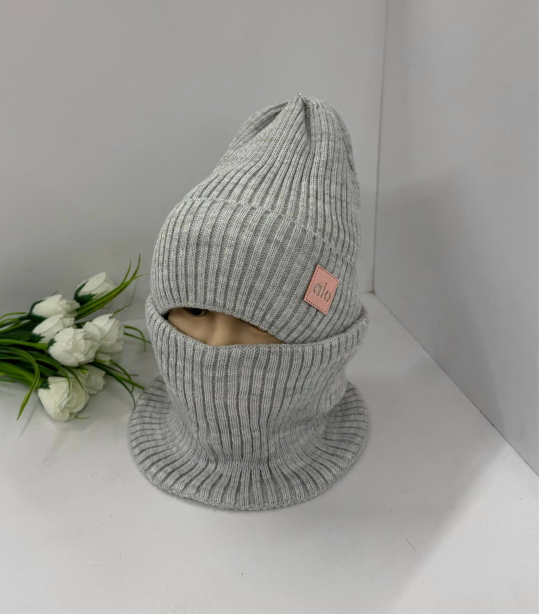 комплект шапка снуд,шапка и снуд,детский комплект шапка и снуд,шапка снуд для девочки,комплект шапка и снуд на флисе