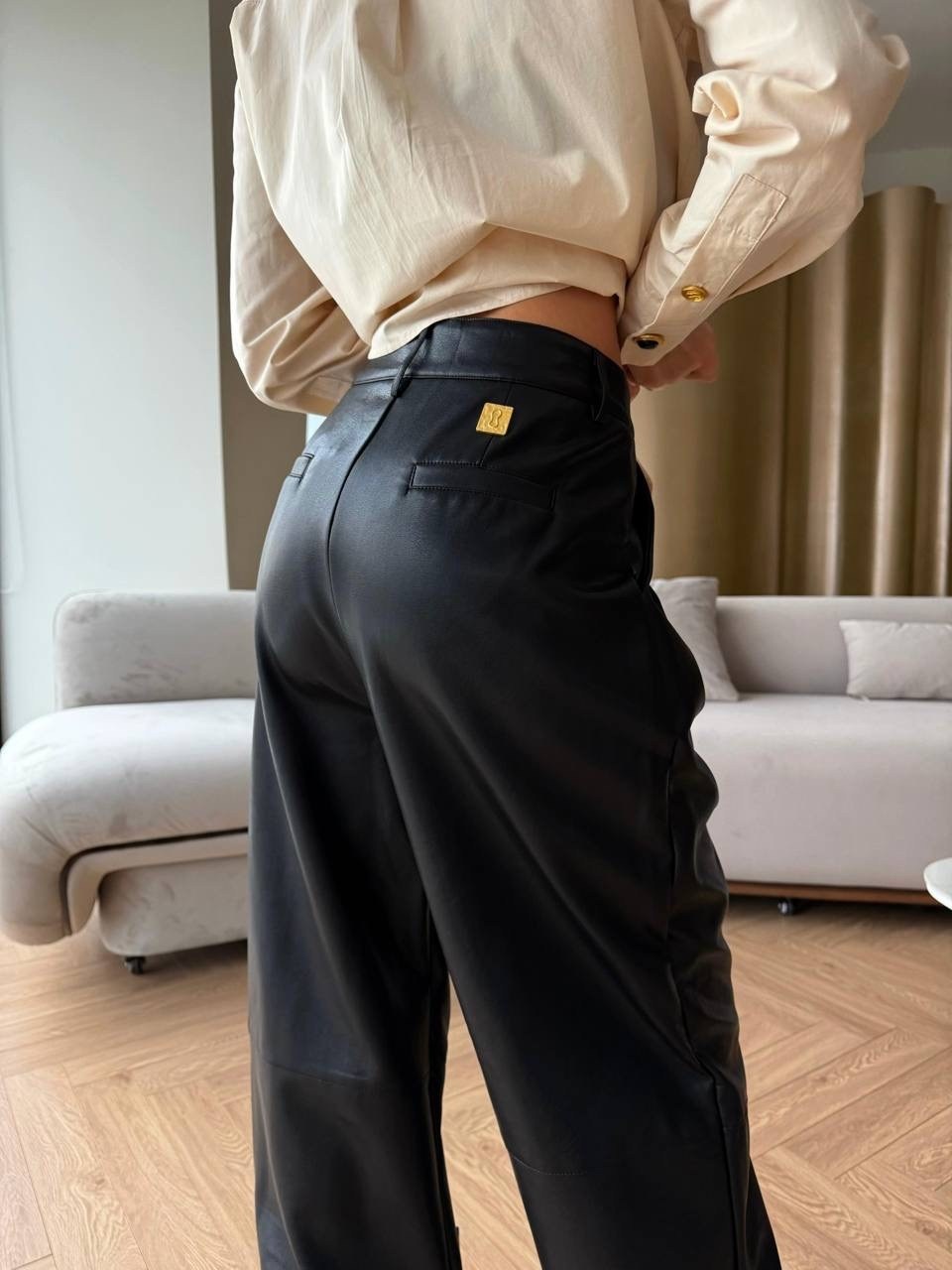 брюки кожаные,брюки женские кожаные,кожаные штаны,прямые брюки из экокожи,брюки женские из экокожи