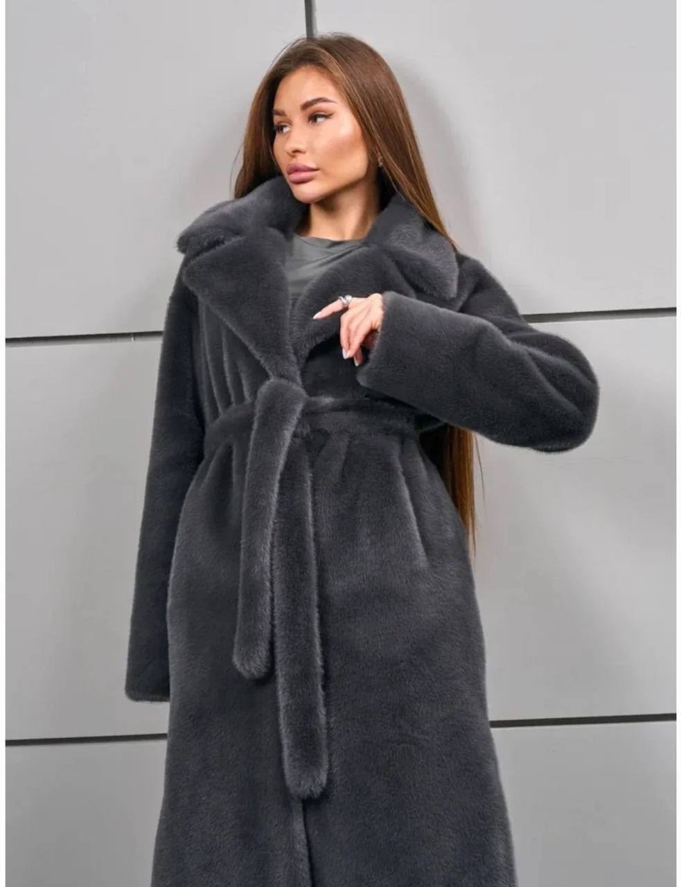 черная шуба,искусственная шуба под норку,шуба из искусственного меха,пальто шуба,шуба искусственная под норку с поясом