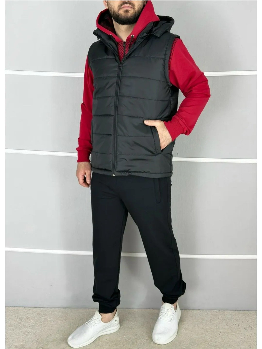 костюмы спортивные мужские,спортивный костюм тройка с жилеткой,костюмы спортивный,жилетка на синтепоне