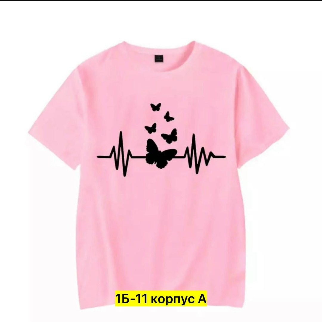 футболка с рисунком,женская футболка,футболки с принтом женские,футболка с принтом, футболка бабочка
