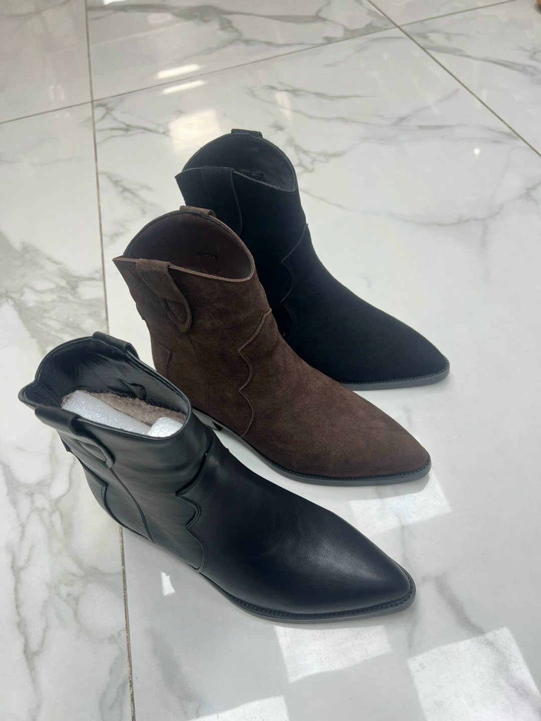 ,казаки замшевые эконика,ботильоны казаки, женская,полусапоги