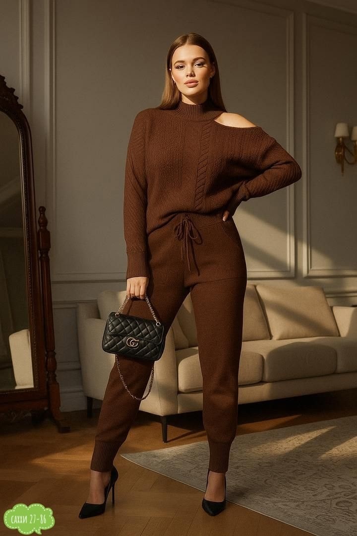 вязаные костюмы,костюм трикотажный,вязаные костюмы женские,костюм вязаный теплый,вязаный брючный костюм