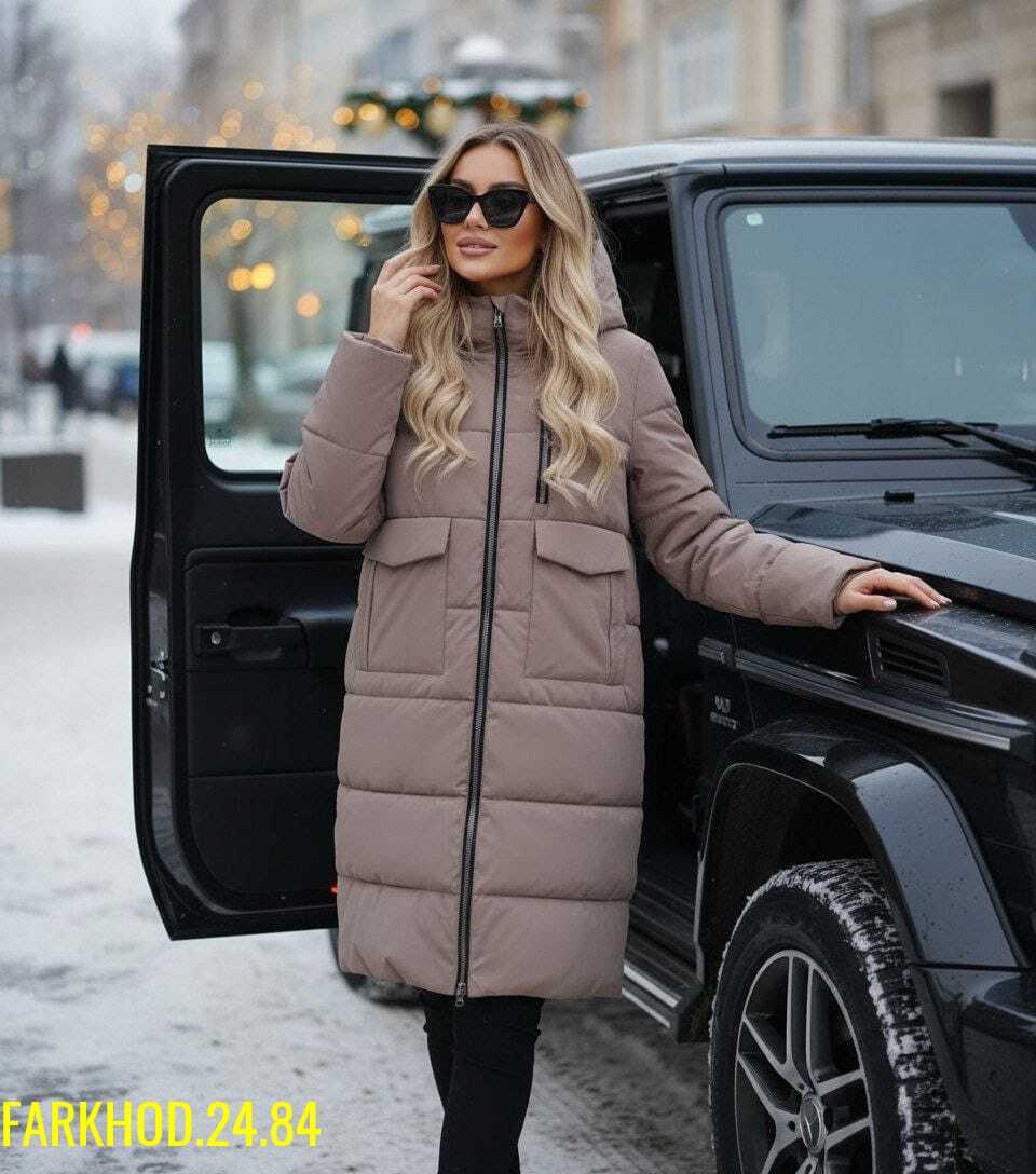 женская зимняя куртка,зимние куртки,женские пуховики,пуховик,удлиненный пуховик