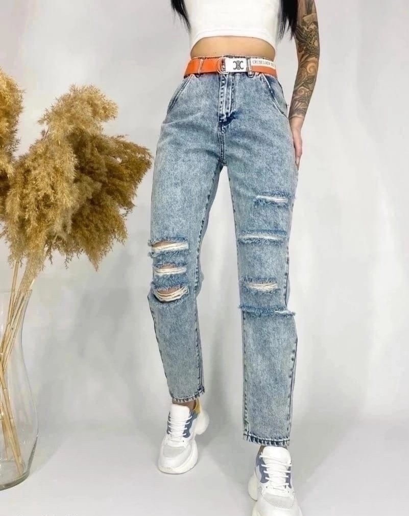 джинсы женские,джинсы женские рваные,джинсы модные,джинсы мом,рваные джинсы мом