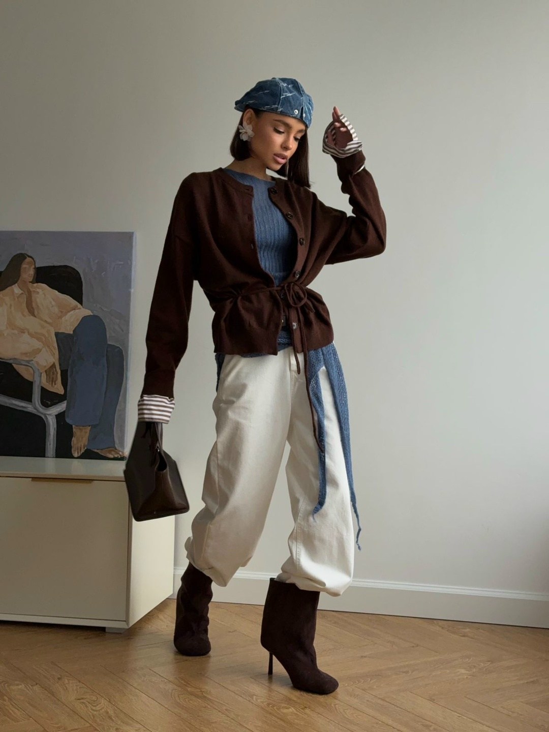 широкие брюки,стильные образы,костюмы брючный,одежда кэжуал