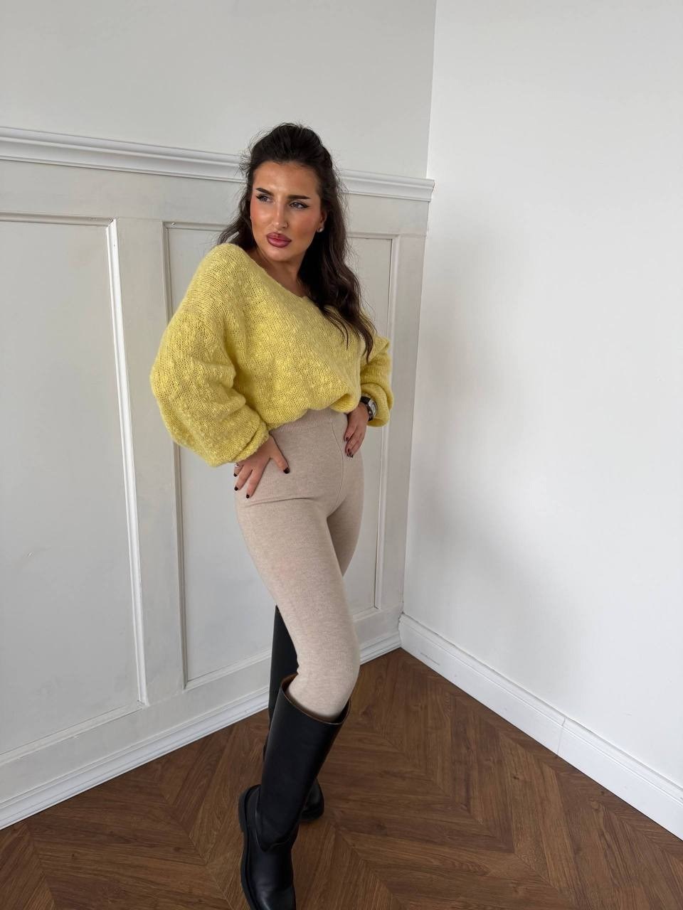 легинсы женские,леггинсы в рубчик,кашемировые лосины,теплые леггинсы,бежевые лосины