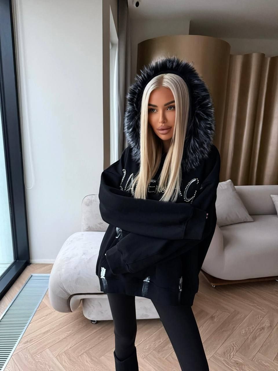 худи баленсиага рваная,модная толстовка,оверсайз толстовка,толстовки кофта,свитшот женская