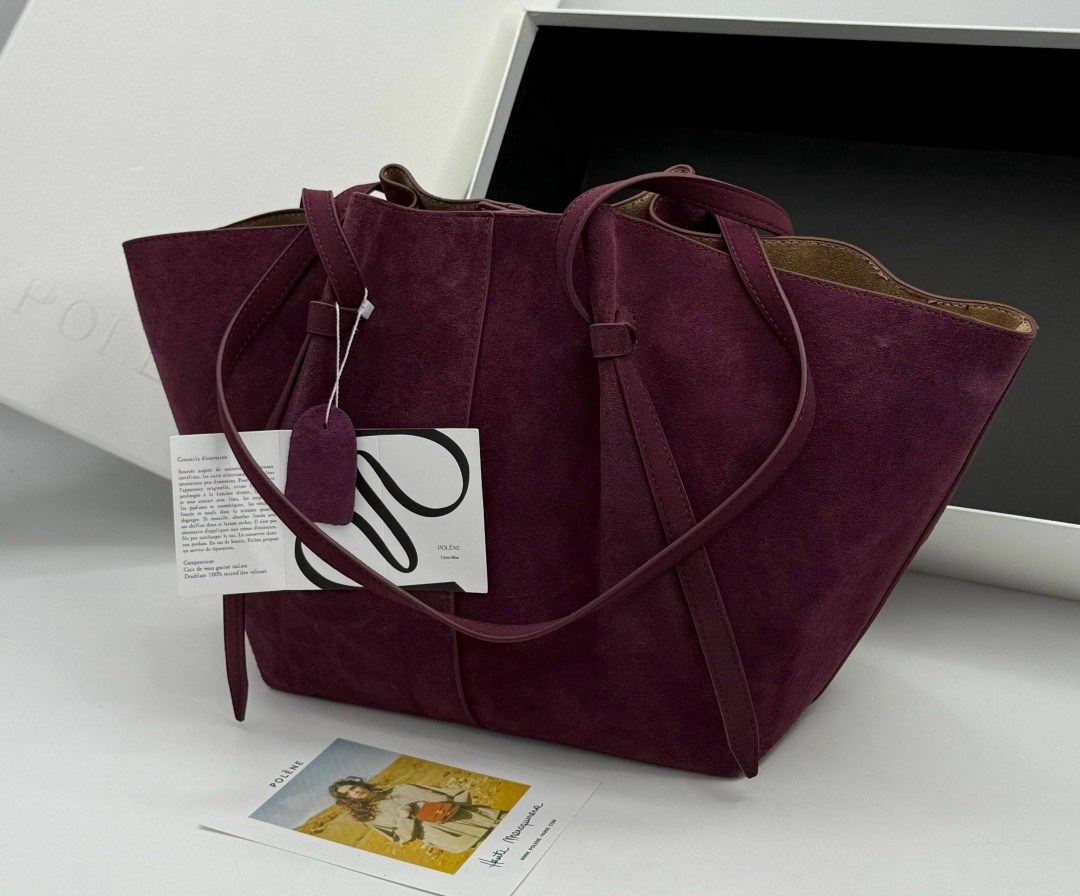 сумка polene,замшевая сумка,polene сумка на плечо,сумка,женская сумка