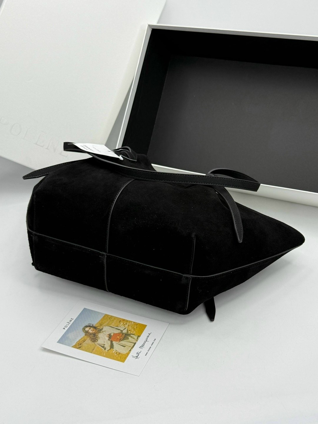 сумка polene,замшевая сумка,polene сумка на плечо,сумка,женская сумка