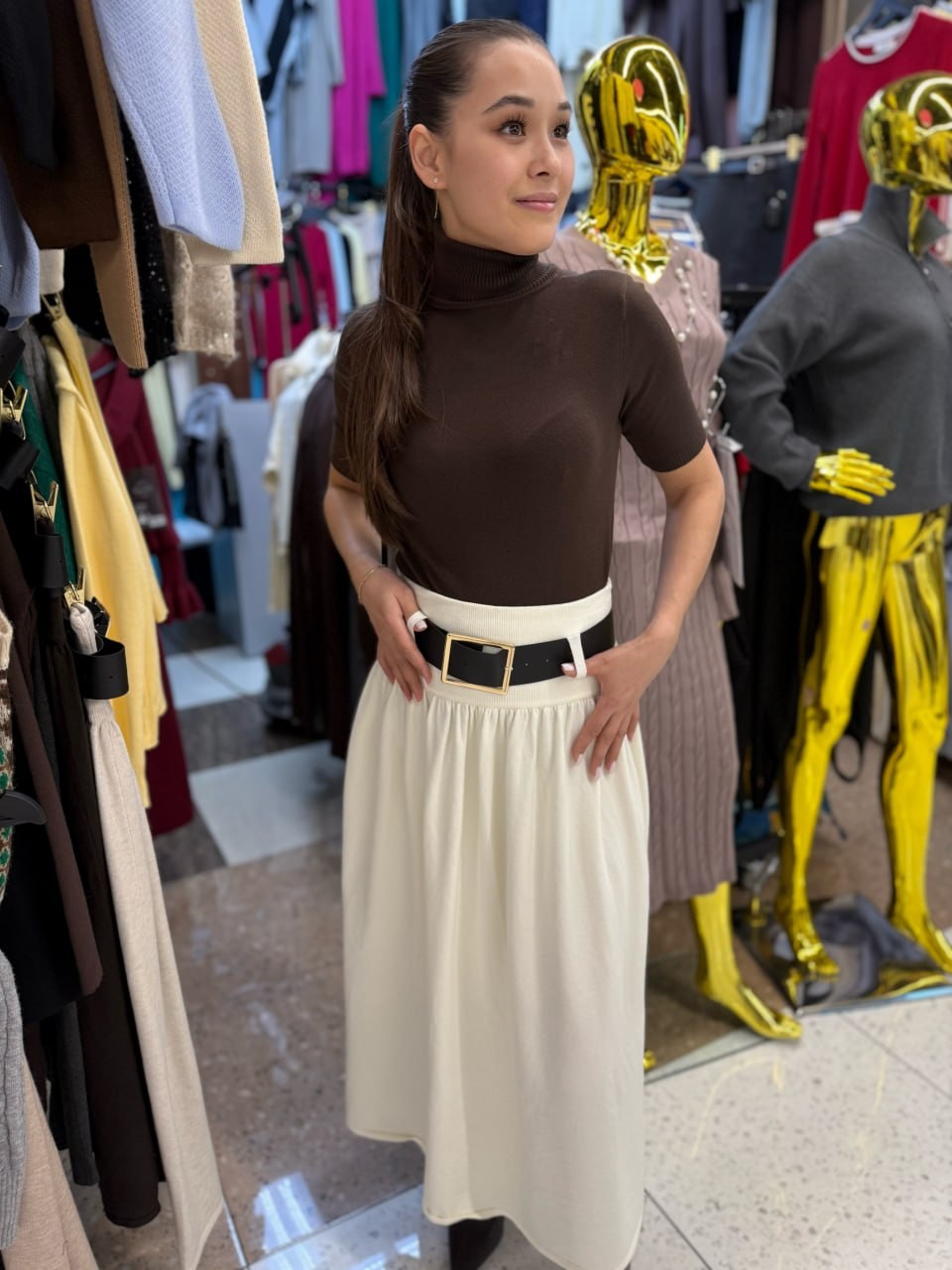 длинная юбка,женская длинная юбка,юбка женская,юбка с высокой талией,бежевая юбка