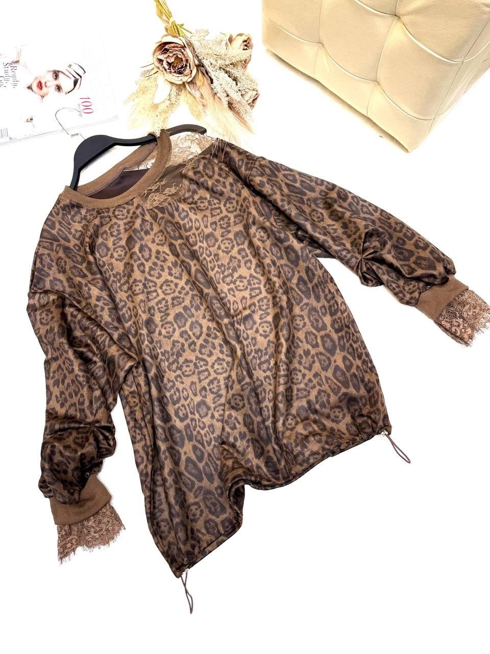 женская кофта,модная блузка,коричневый свитшот,блуза в стиле бохо,свитшот с рюшами