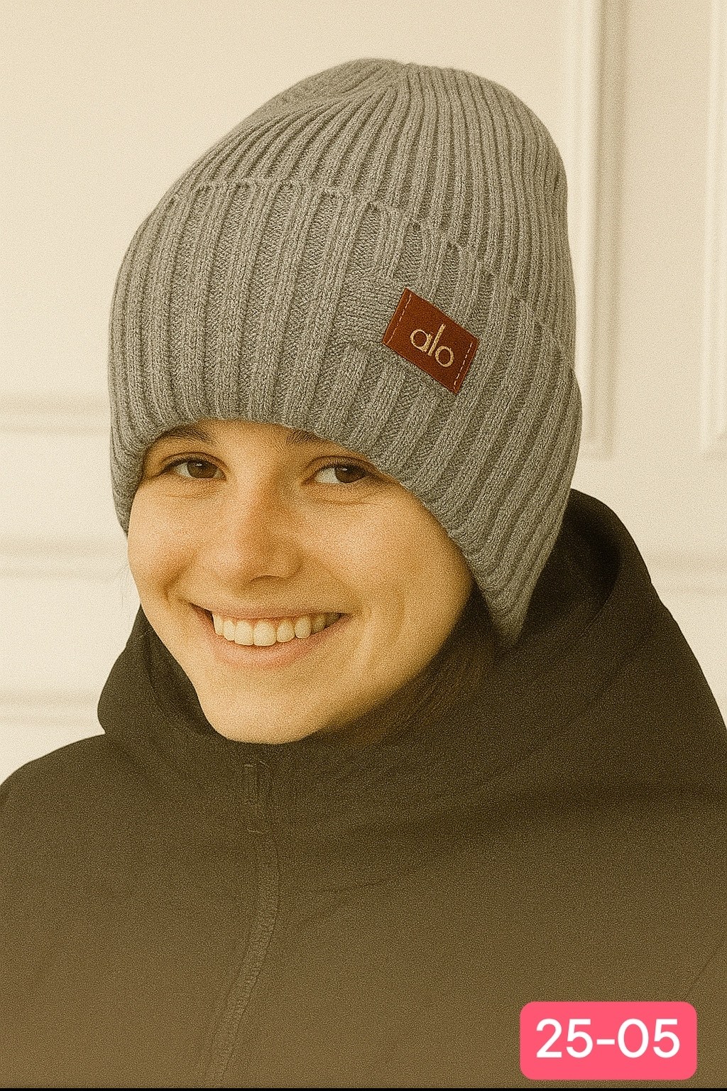 шапка женская бини,шапка бини,шапка женская,шапка серая,женская вязаная шапка