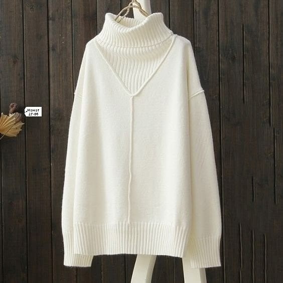стильный свитер,гигантский свитер,свитер с высоким воротником,модные свитера,свитер свободный