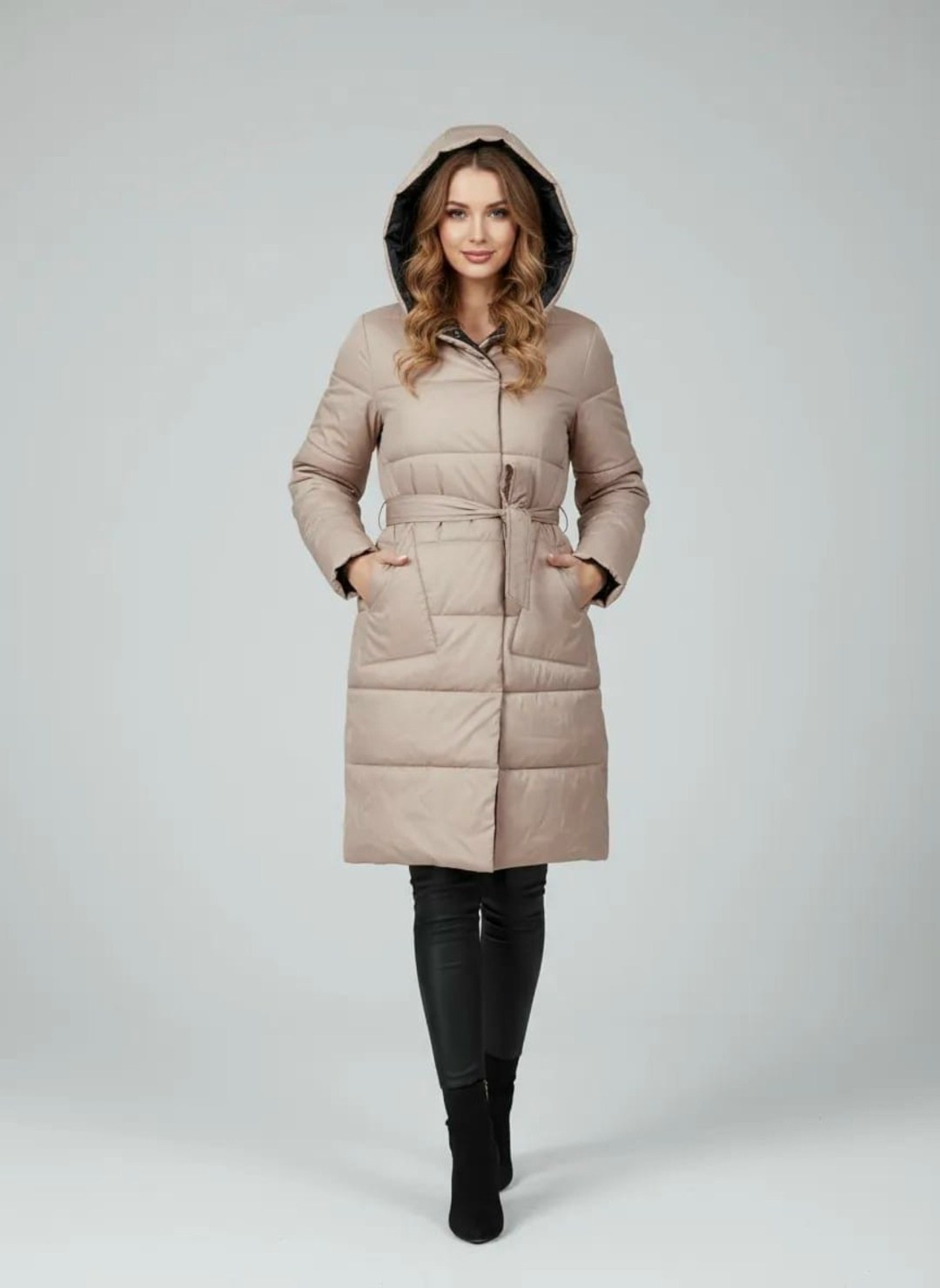 женские пуховики,бежевый пуховик,пальто пуховик,пуховик,пуховик женский зимний