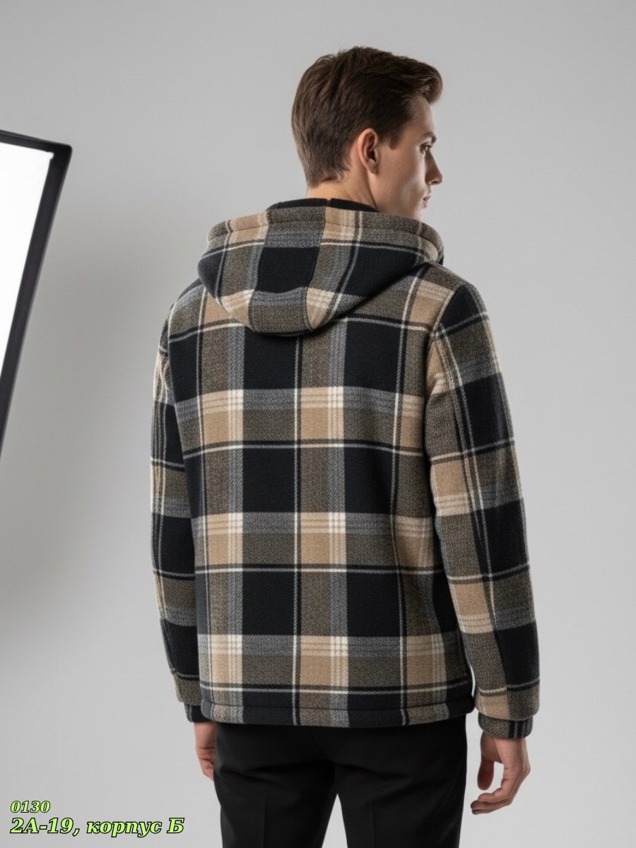 повседневная куртка,теплая рубашка с капюшоном,клетчатая куртка,теплая рубашка