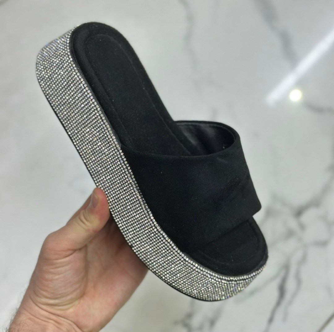 шлепанцы со стразами,женские шлепанцы,,шлепки женские,блестящие шлепанцы