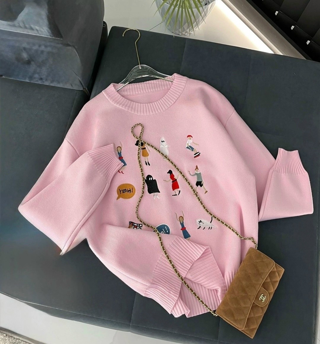 модные свитера,кофта женская свитер,свитер с вышивкой,кофта женская,свитер с принтом