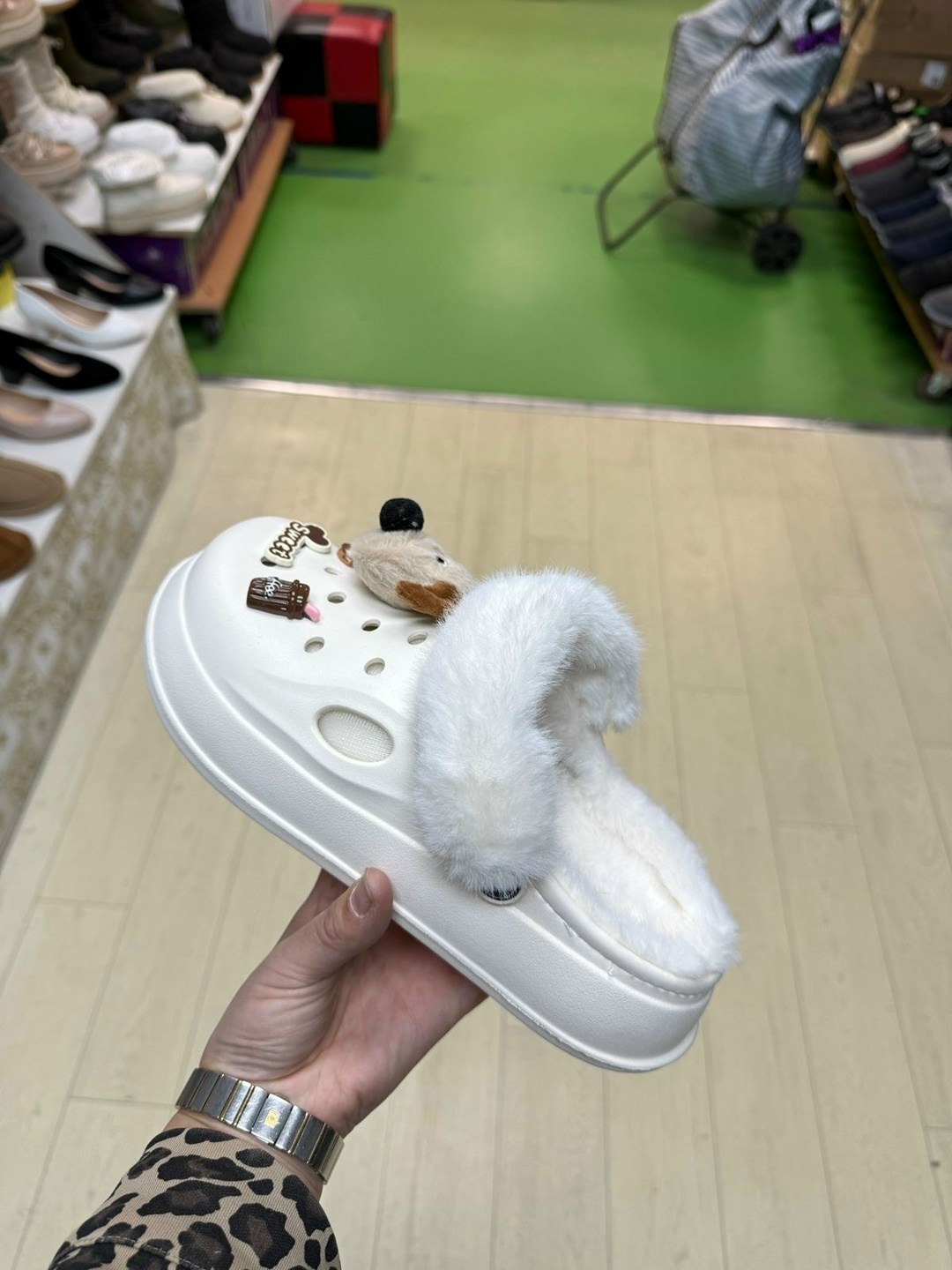 ,модные тапочки,домашние тапочки,женская ,зимние тапочки