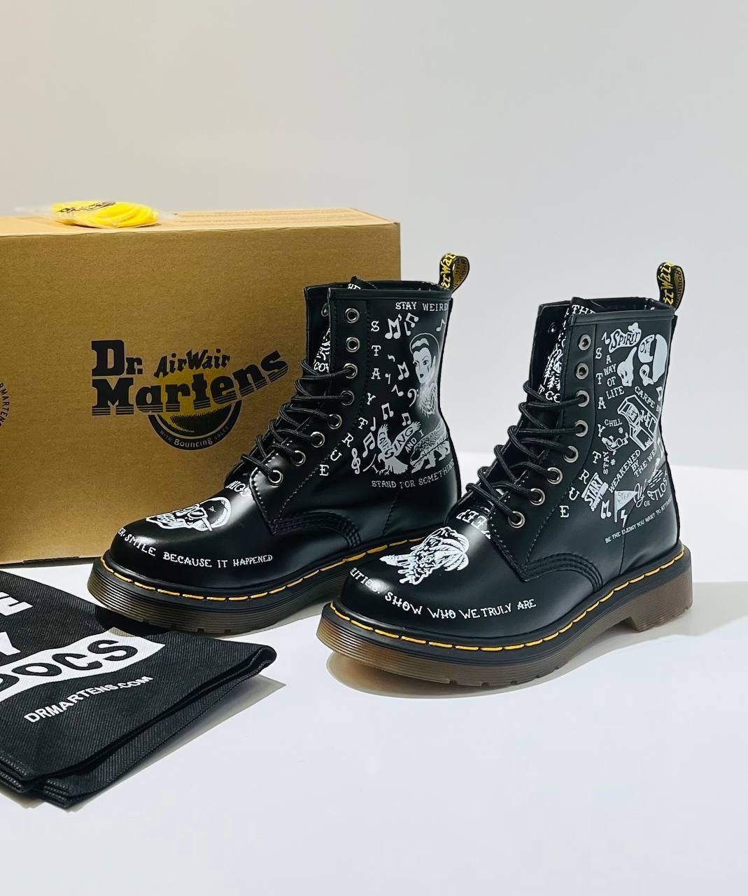 , женская,dr martens 1460 scribble,ботинки 1460 scribble dr martens,мартинсы мужские